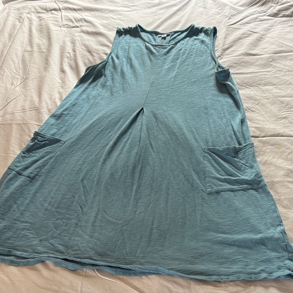 J. Jill Teal Sleeveless Dress